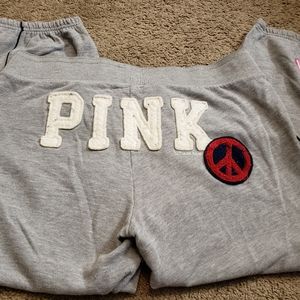 Victoria Secret PINK Capri Sweats Large